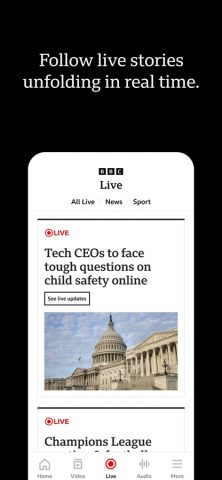 BBC: World News & Stories для iOS — скриншот 5