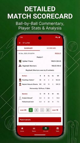 BPL 2025/26 — Live Updates для Android — скриншот 2