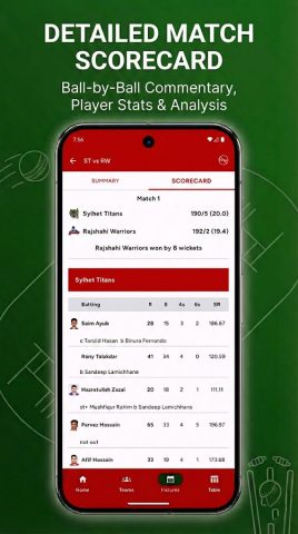 BPL 2025/26 — Live Updates для Android — скриншот 4