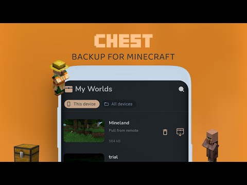 Backup for Minecraft PE для Android — официальный трейлер
