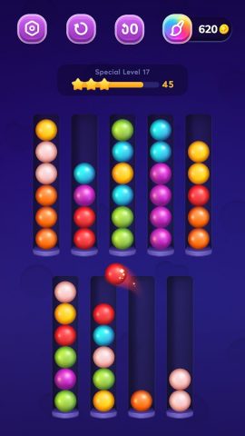 Ball Sort — Color Puzzle для Android — скриншот 3