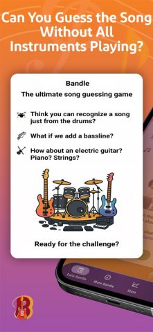 Bandle: Guess The Song Game для iOS — скриншот 1