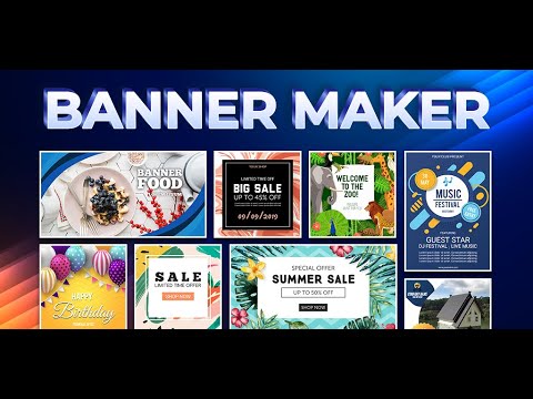 Banner Maker: Дизайн баннера для Android — официальный трейлер