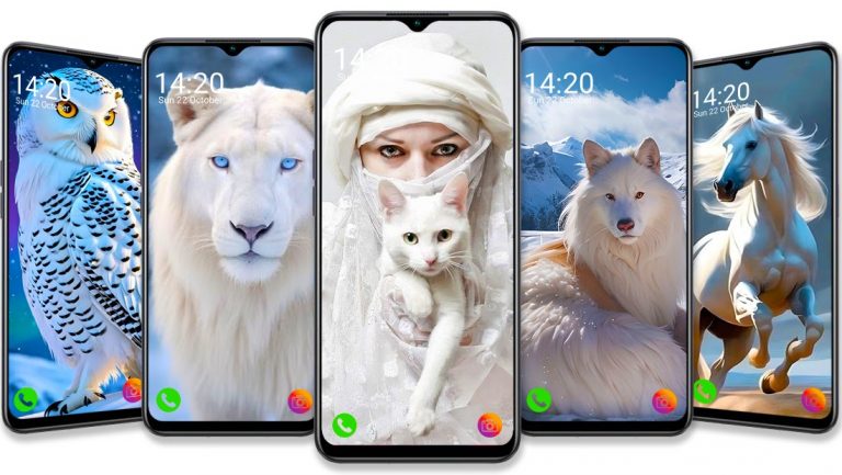 Белые обои для Android — скриншот 2