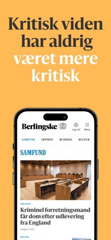 Berlingske для iOS — скриншот 1