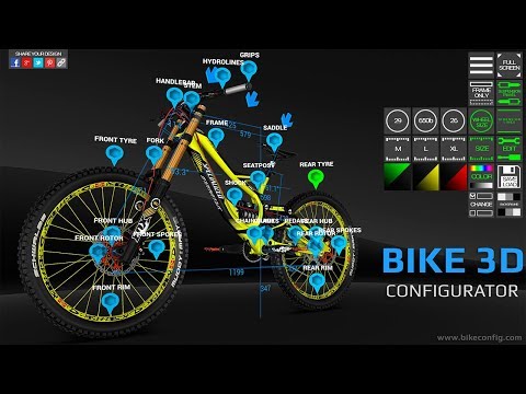 Bike 3D Configurator для Android — официальный трейлер