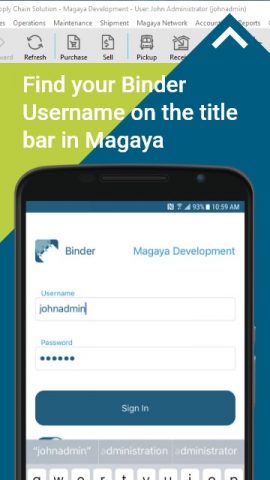 Binder для Android — скриншот 4