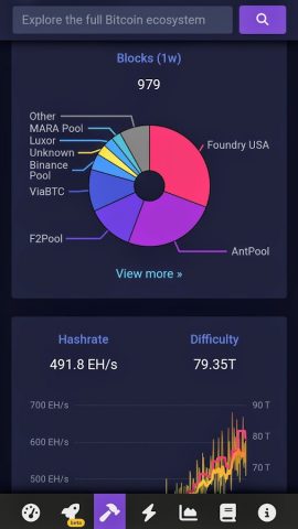 Bitcoin Explorer (by mempool) для Android — скриншот 4