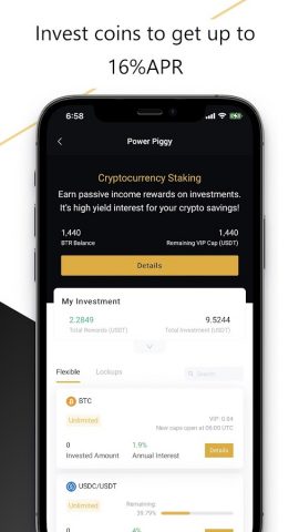 Bitrue — купить криптовалюту для Android — скриншот 3