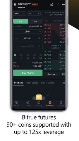 Bitrue — купить криптовалюту для Android — скриншот 4