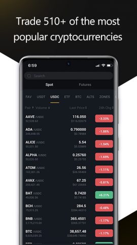 Bitrue — купить криптовалюту для Android — скриншот 5