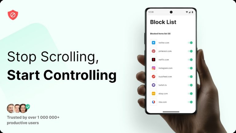 BlockSite: Block Apps & Sites для Android — скриншот 1