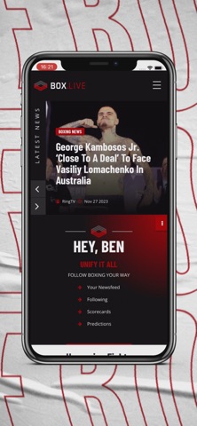 Box.Live — Boxing Schedule для iOS — официальный трейлер