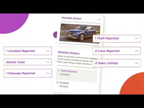 Bumper Vehicle History Reports для Android — официальный трейлер