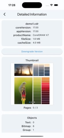CDR Viewer Plus для iOS — скриншот 1