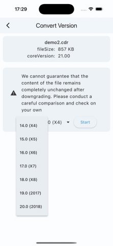 CDR Viewer Plus для iOS — скриншот 2