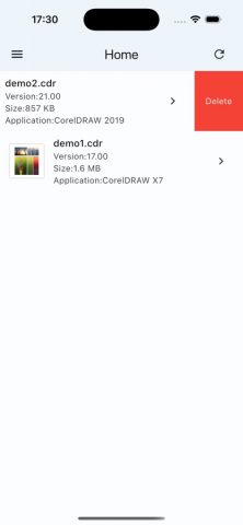 CDR Viewer Plus для iOS — скриншот 4