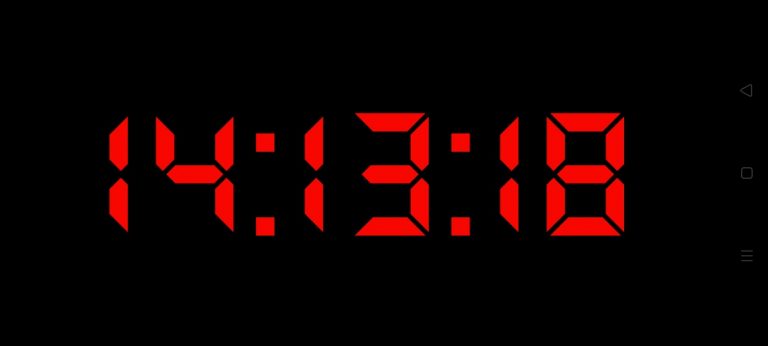 Часы на весь экран для Android — скриншот 5