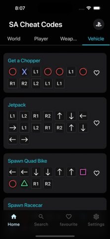 Читы для GTA Cheats Pro для iOS — скриншот 5