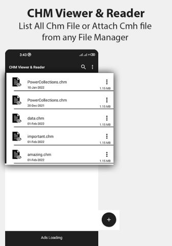 Чм-просмотрщик для Android — скриншот 2