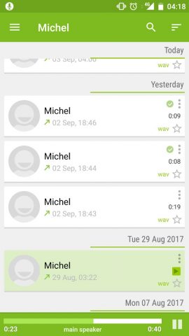 Call Recorder — SKVALEX для Android — скриншот 3