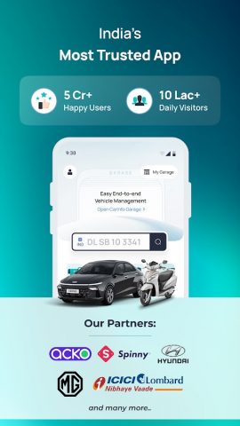 CarInfo — RTO Vehicle Info App для Android — скриншот 1