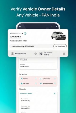 CarInfo — RTO Vehicle Info App для Android — скриншот 3