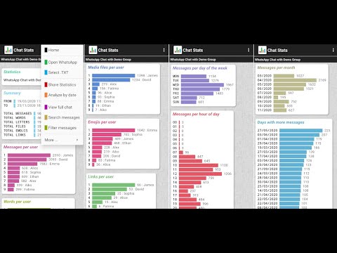 Chat Stats for WhatsApp для Android — официальный трейлер