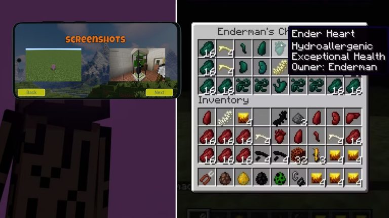 Chest Cavity Mod for Minecraft для Android — скриншот 3