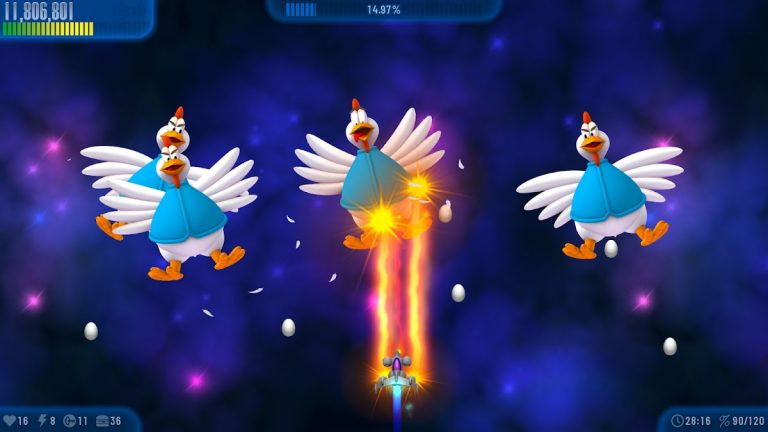 Chicken Invaders 3 для Android — скриншот 1