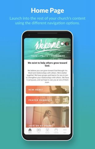 Church Center App для Android — скриншот 1