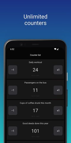 Click Counter для Android — скриншот 5