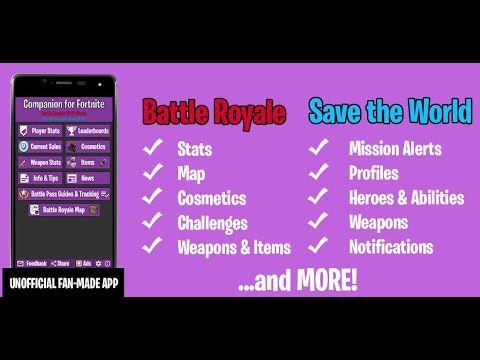 Companion for Fortnite для Android — официальный трейлер