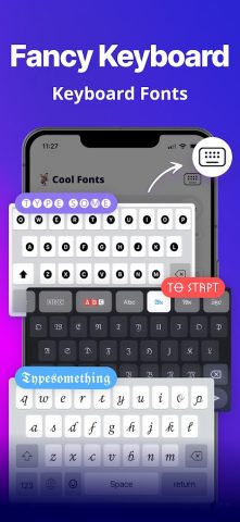 Красивые шрифты — Клавиатуры для Android — скриншот 2