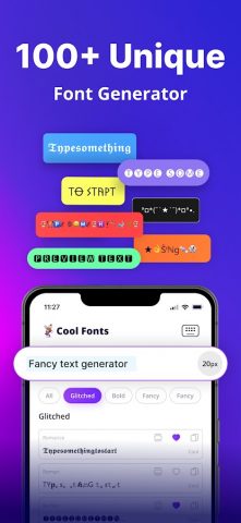 Красивые шрифты — Клавиатуры для Android — скриншот 3