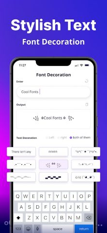 Красивые шрифты — Клавиатуры для Android — скриншот 5