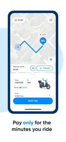 Cooltra: E-moped rentals для iOS — скриншот 3