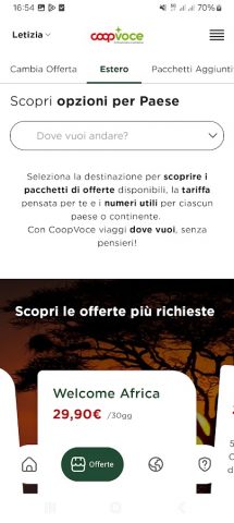 CoopVoce для Android — скриншот 3