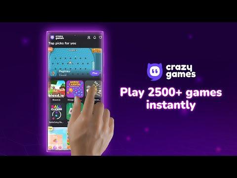 CrazyGames: Play 2500+ Games для Android — официальный трейлер