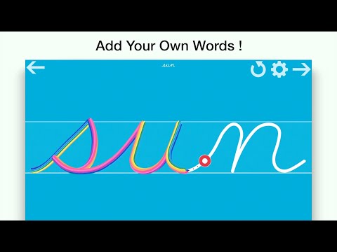Cursive Letters Writing Wizard для Android — официальный трейлер
