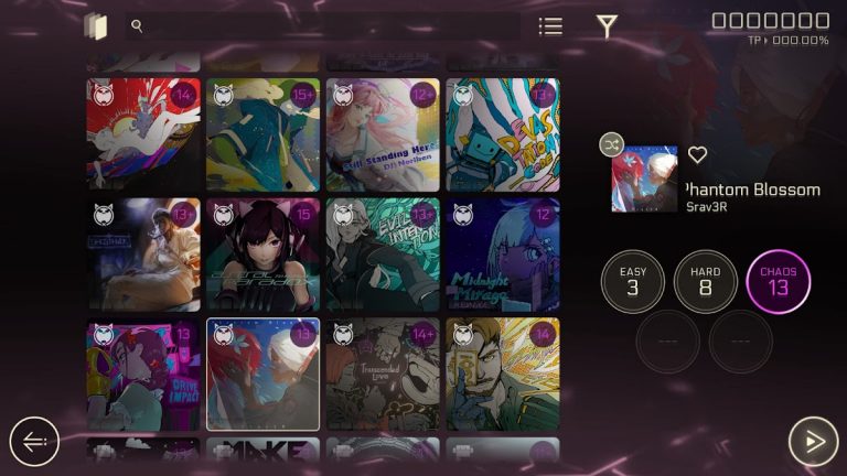 Cytus II для Android — скриншот 4
