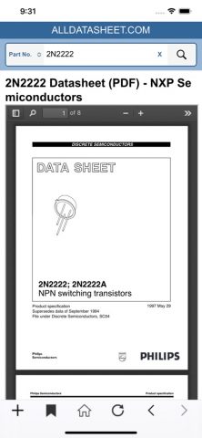 Datasheet (PDF) — ALLDATASHEET для iOS — скриншот 4