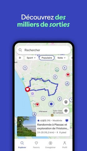 Decathlon Outdoor : randonnée для Android — скриншот 3