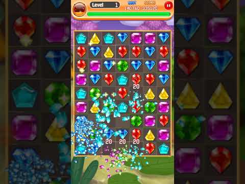 Diamond Rush 2026: Три в ряд для Android — официальный трейлер