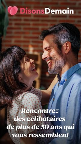 DisonsDemain — Rencontres 50+ для Android — скриншот 1