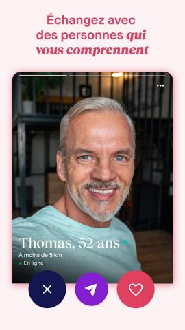 DisonsDemain — Rencontres 50+ для Android — скриншот 3