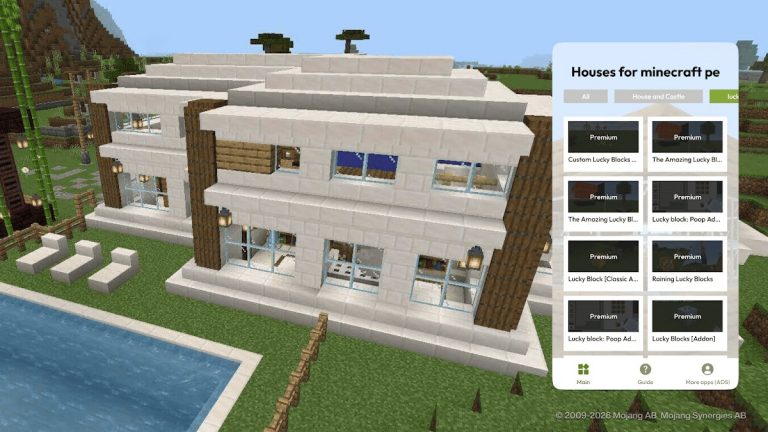 Дома в майнкрафт пе для Android — скриншот 2