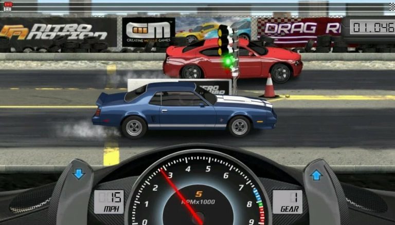 Drag Racing для Android — скриншот 1