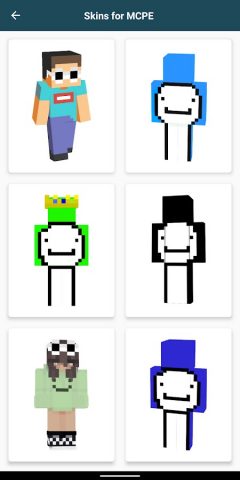 Dream Skins for Minecraft PE для Android — скриншот 2