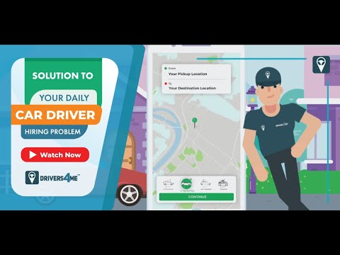Drivers4Me — Hire Car Drivers для Android — официальный трейлер